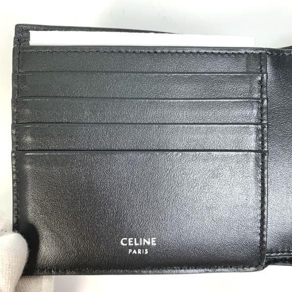 CELINE Black Leather Wallet - Picture 10 of 14